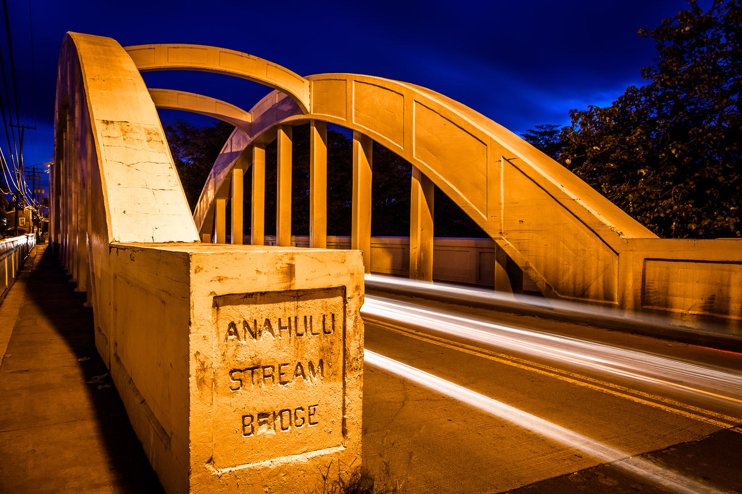 "Anahulu Stream Bridge" - Haleiwa, Oahu