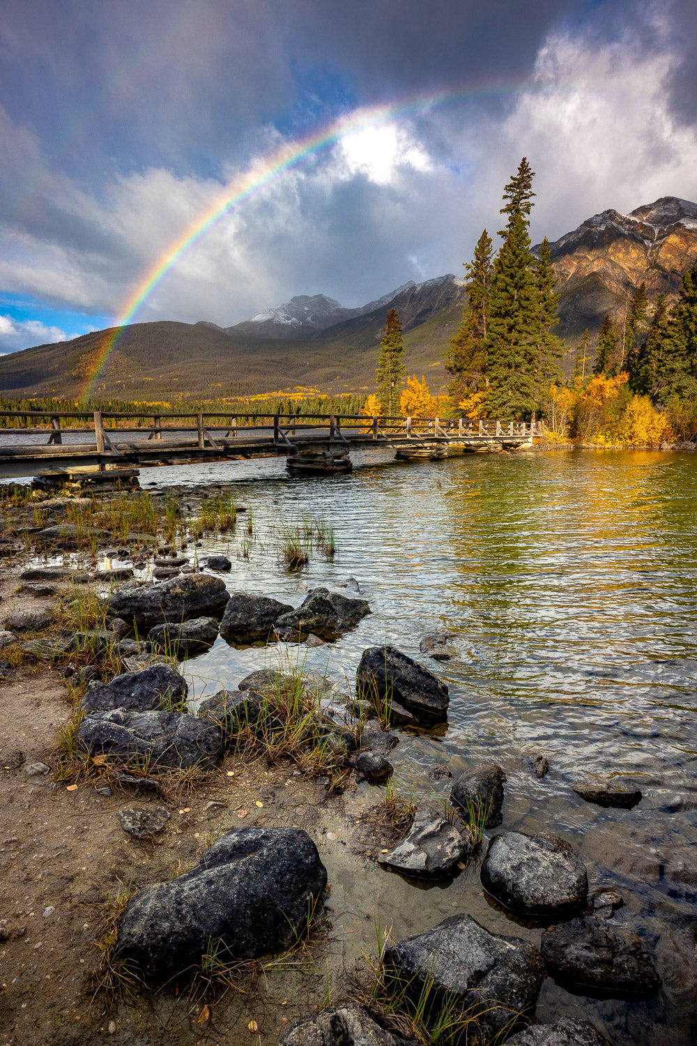 "Canadian Aloha" - Pyramid Lake, Jasper, Alberta, Canada