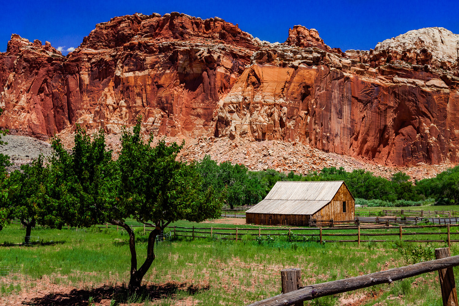 "Drive Through" - Capital Reef National Park, Utah