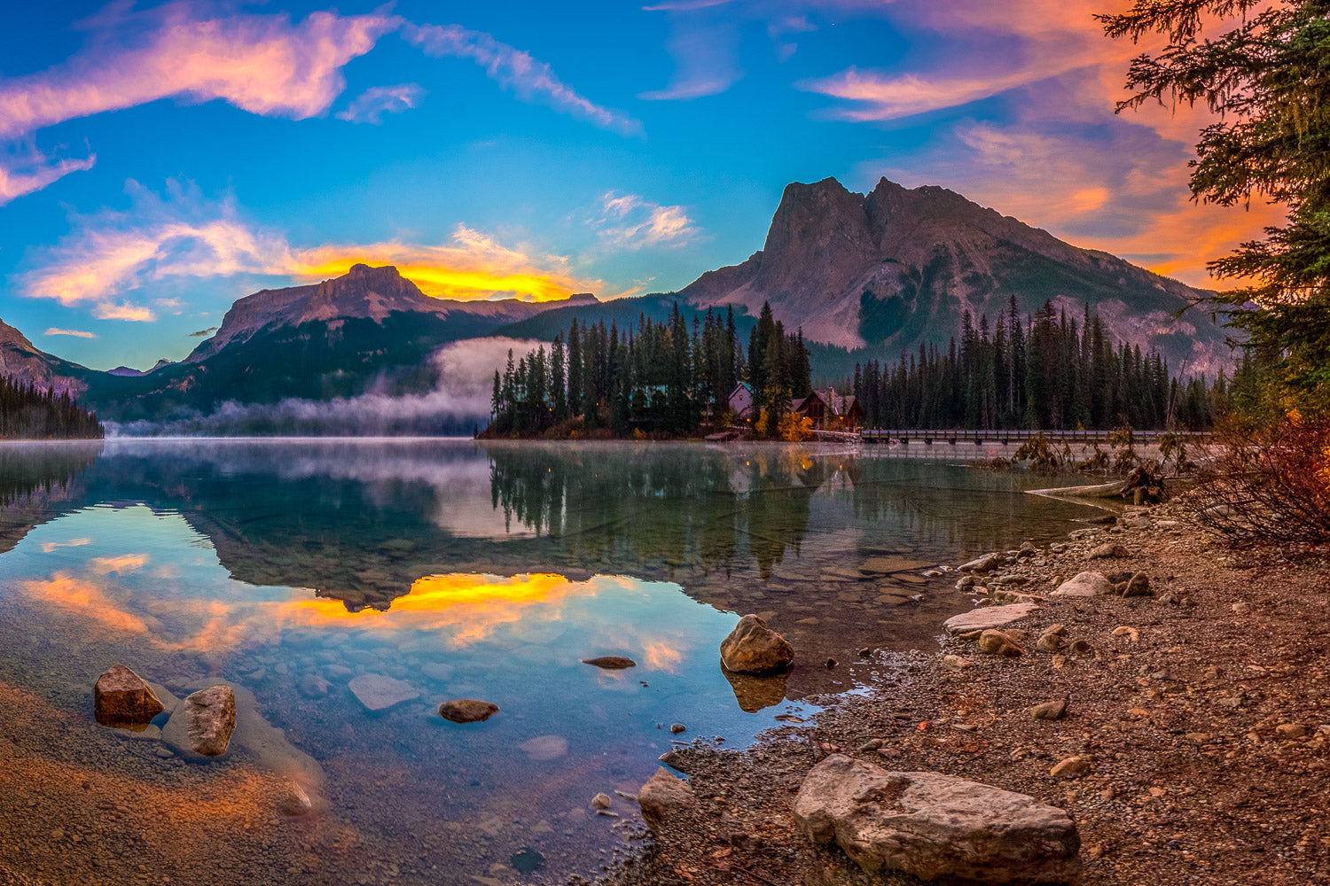 "Emerald Reflections II" - Emerald Lake, British Columbia, Canada