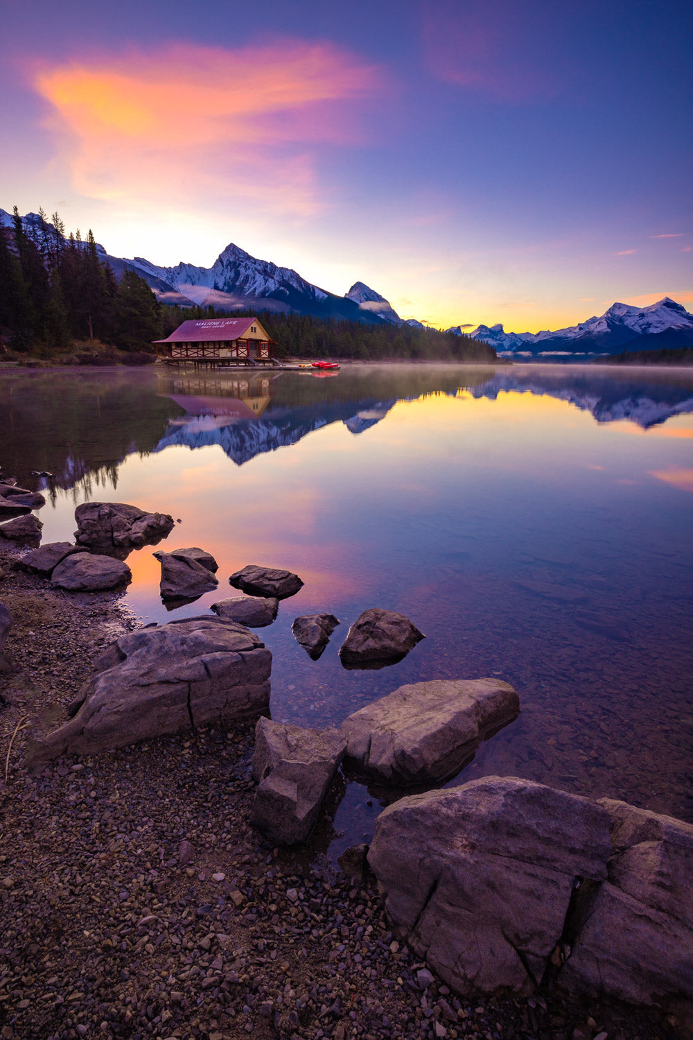"Frigid" - Maligne Lake, Jasper, Alberta, Canada