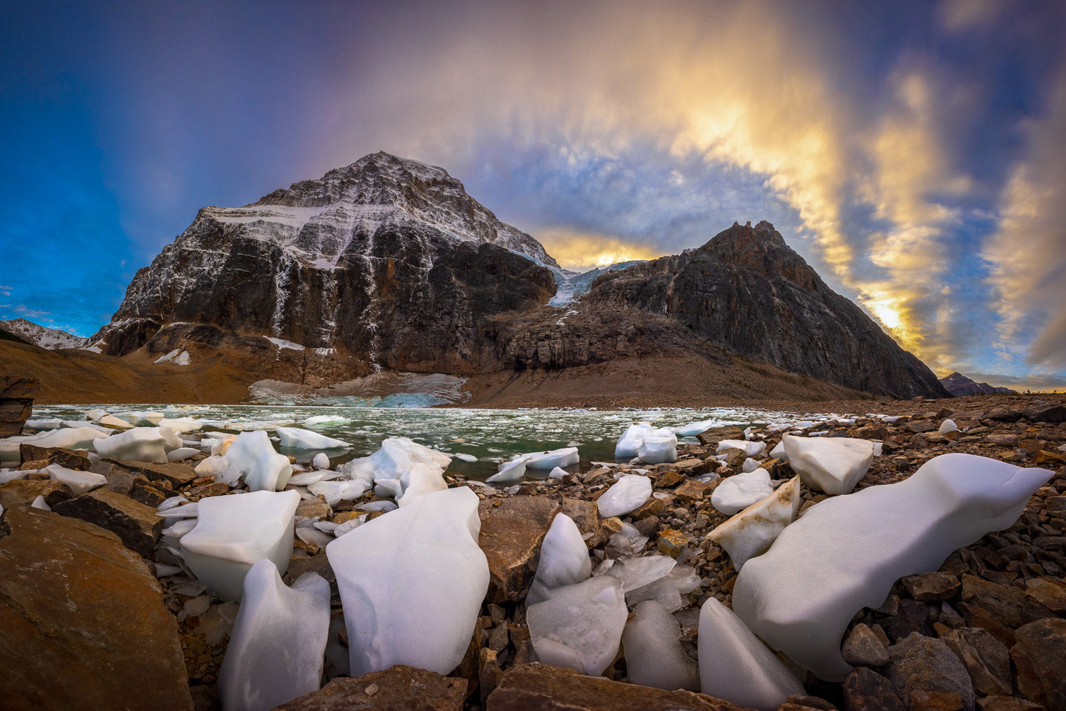 "Glacier Fields" - Mount Edith Cavell Glacier, Jasper, Alberta, Canada