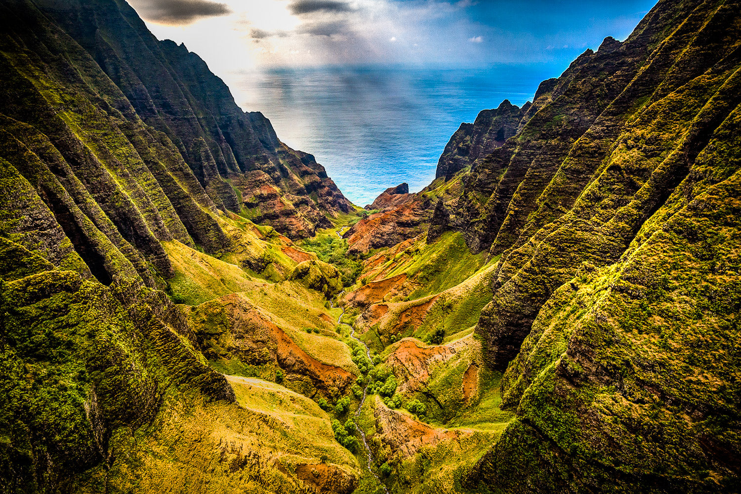 "Honopu Valley" - Na Pali Coast, Kauai