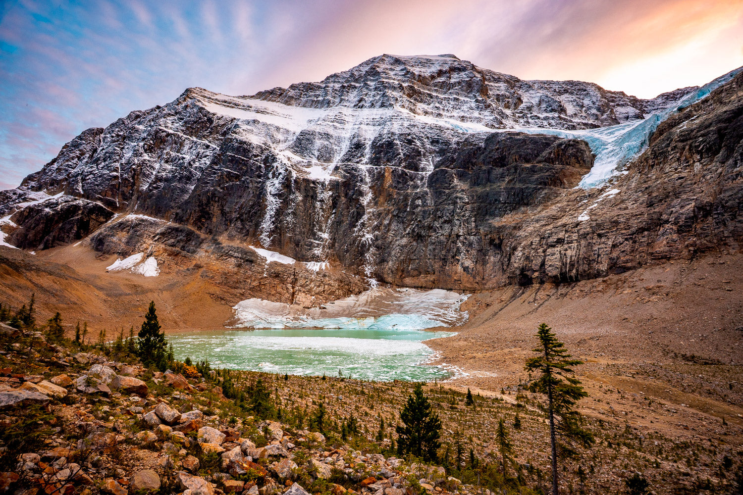 "Hustle" - Mount Edith Cavell Glacier, Jasper, Alberta, Canada