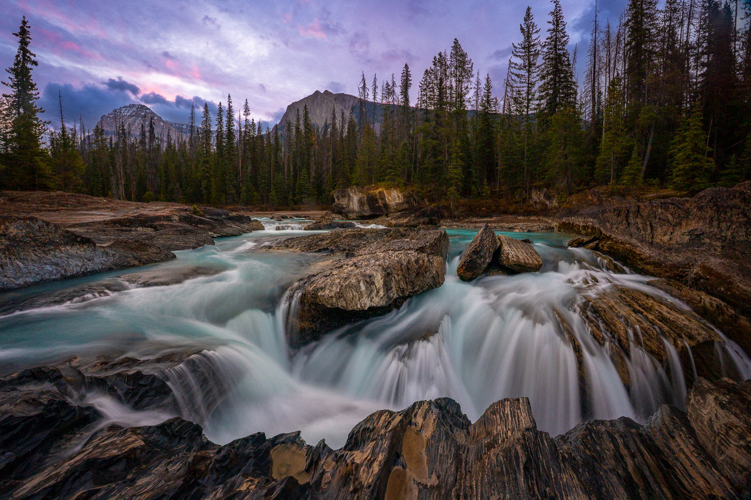 "Just a Little" - Kicking Horse Falls, Field, British Columbia, Canada