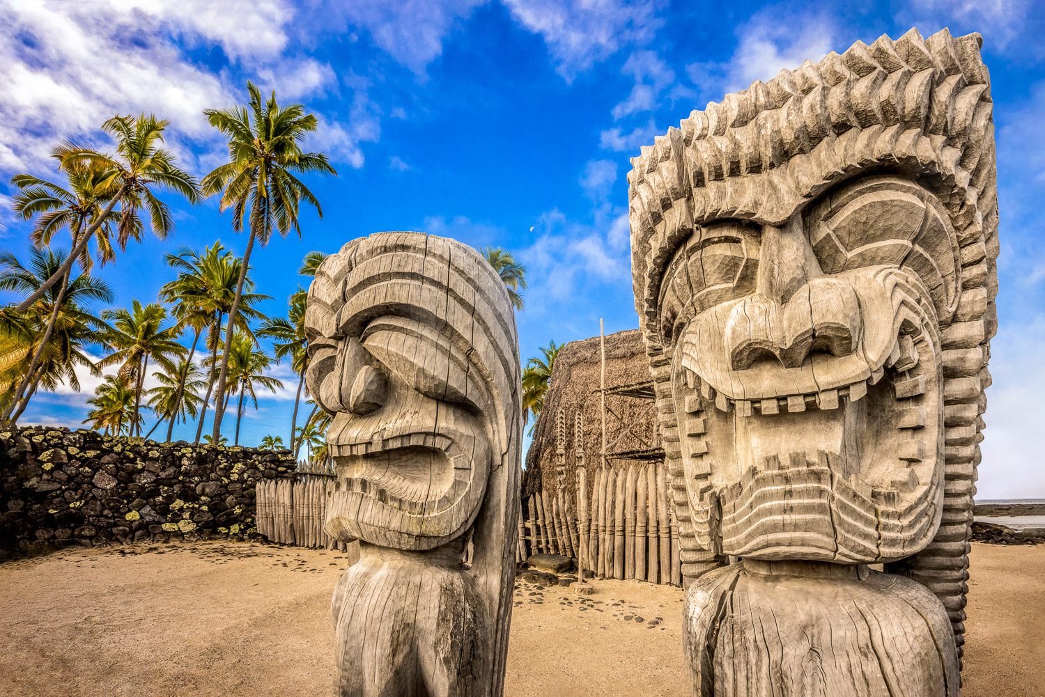 "Ki'i" -Pu'uhonua O Honaunau National Historical Park, Hawaii