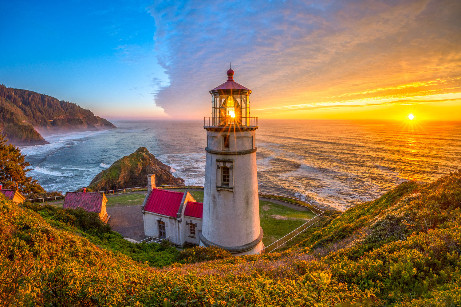 "Lights Around" - Haceta Head Lighthouse, Oregon