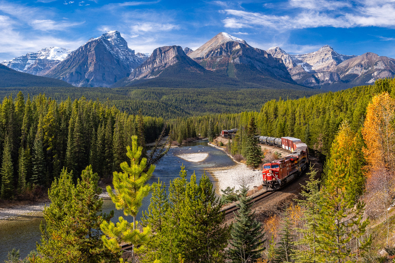 "Morant's Curve - Lake Louise, Alberta, Canada