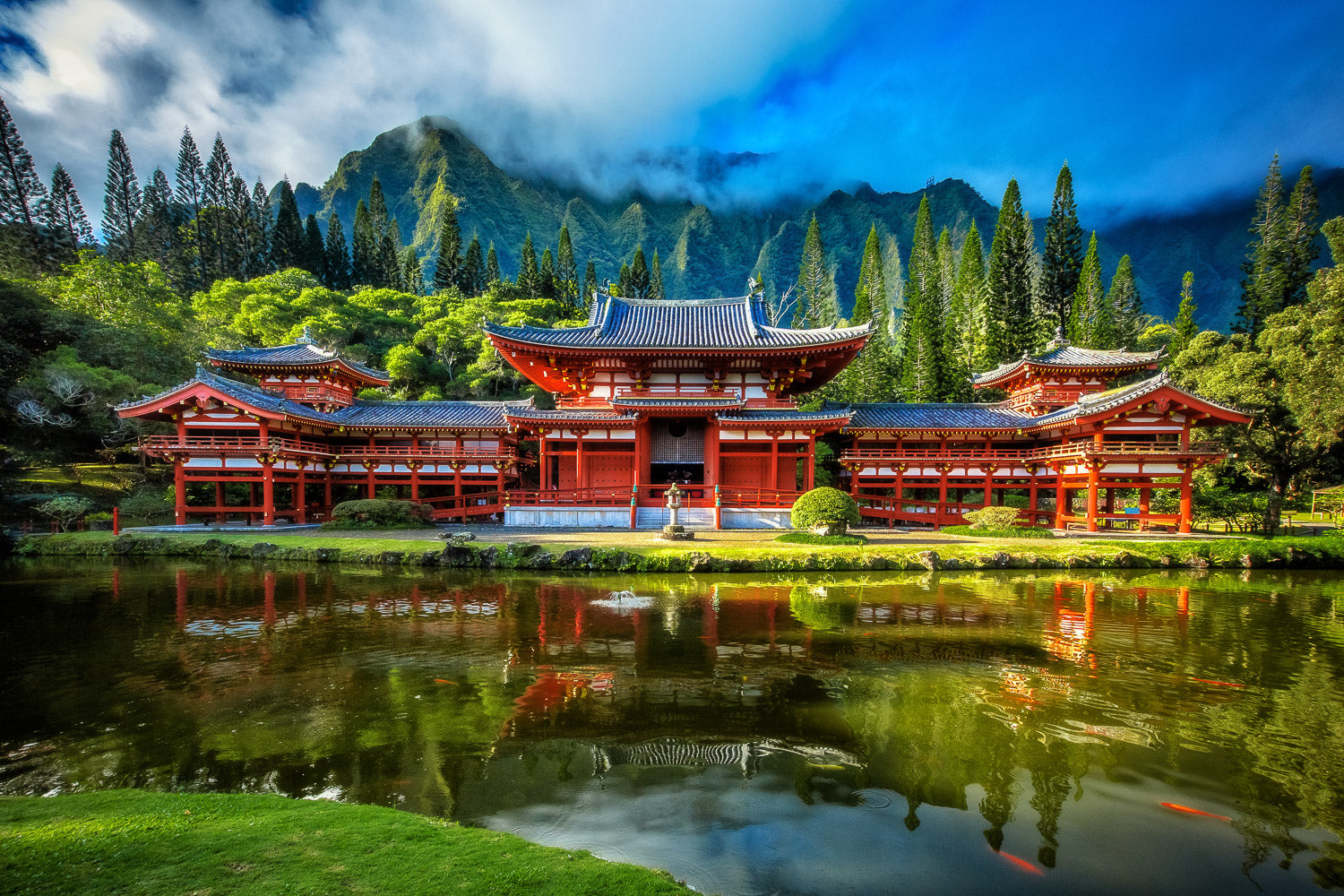 "Reflections" - Byodu-In Temple, Kaneohe, Oahu