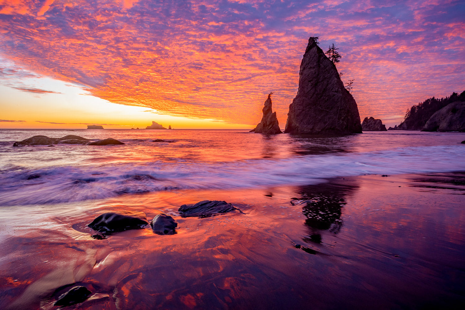 "Rialto Sun" - Rialto Beach, Olympic National Park, Washington