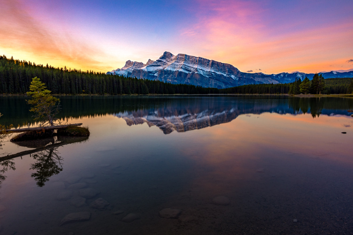 "Run to Two" - Two Jack Lake, Banff, Alberta, Canada