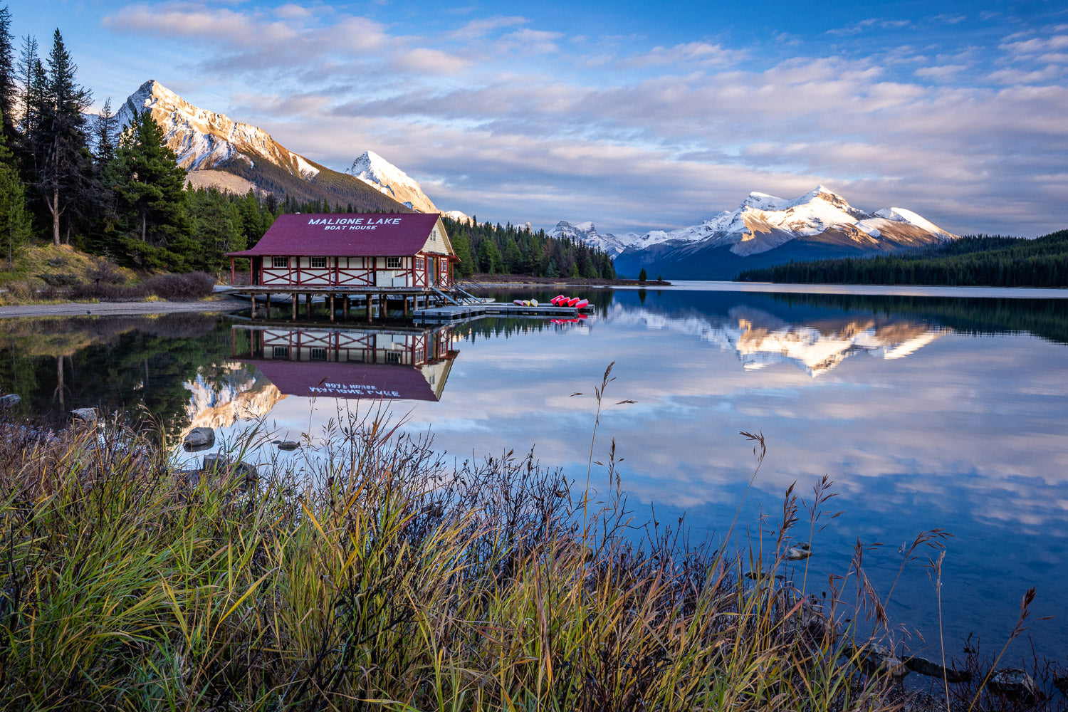 "Snow Cap" - Maligne Lake, Jasper, Alberta, Canada