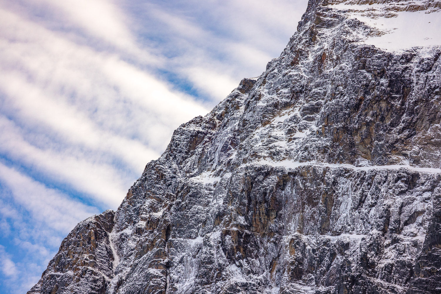 "Snow Falls" - Mount Edith Cavell Glacier, Jasper, Alberta, Canada