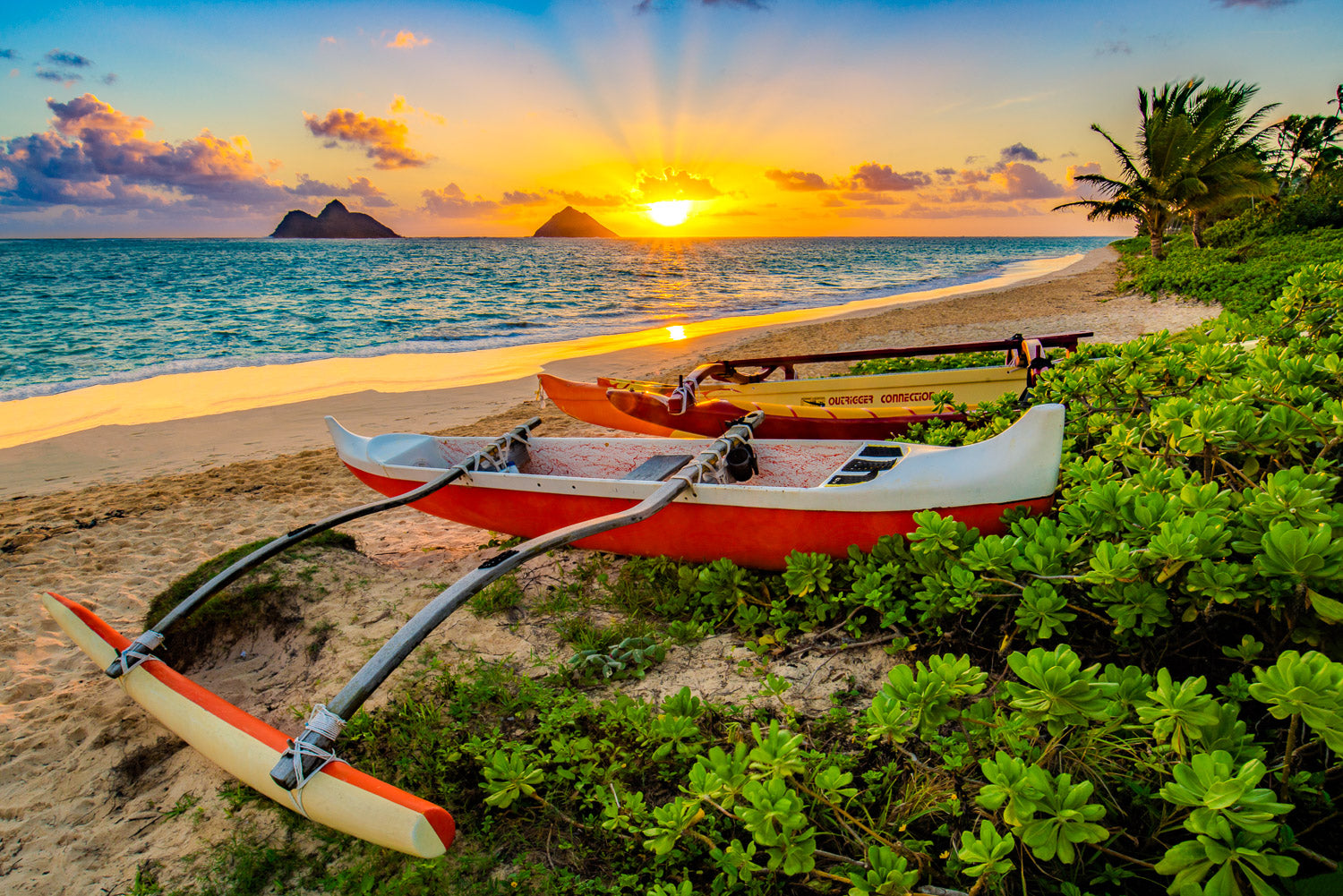 "Solitary Ride" - Lanikai, Oahu
