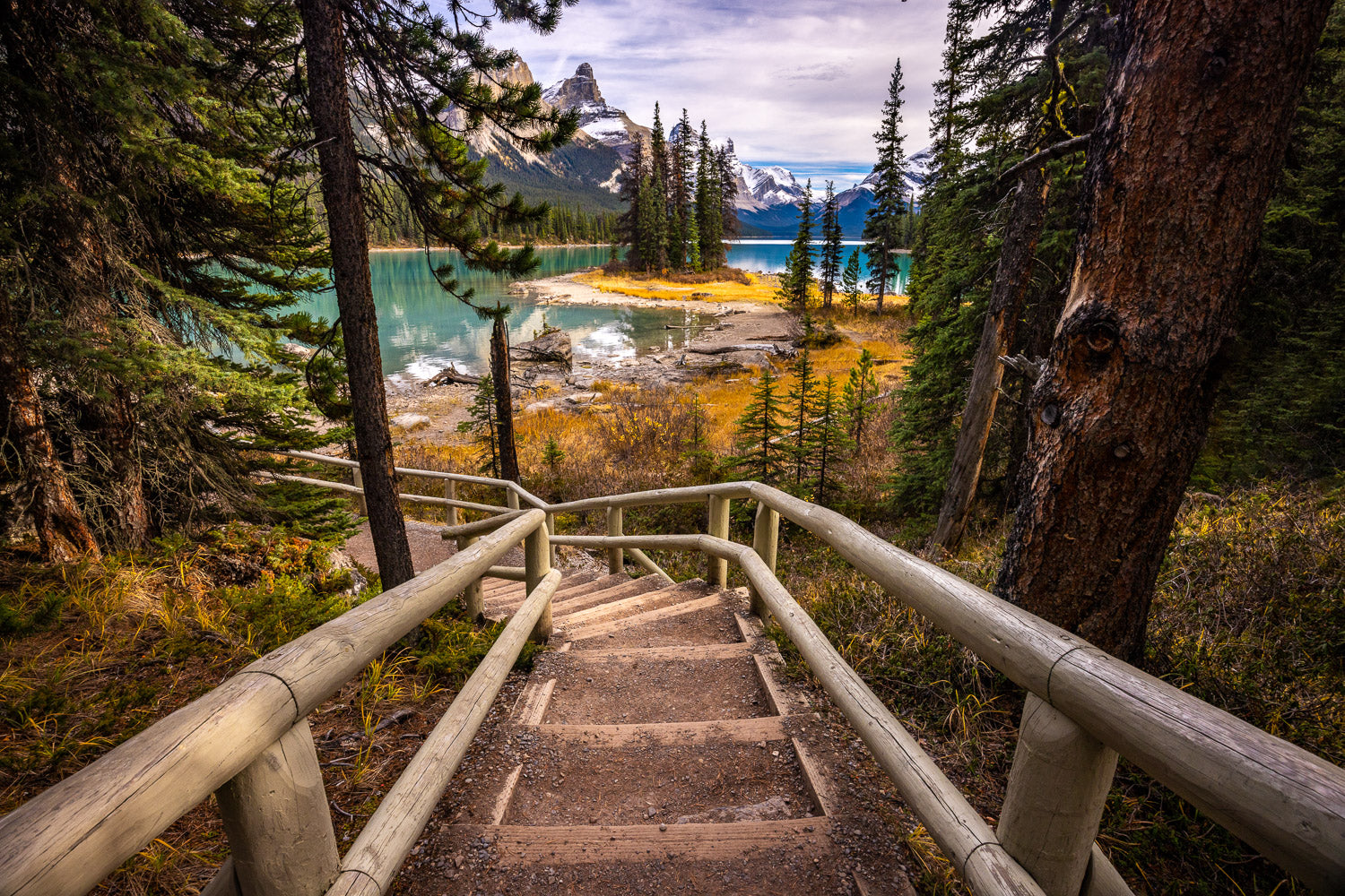 "Spirit Walk" - Spirit Island, Maligne Lake, Jasper, Alberta, Canada