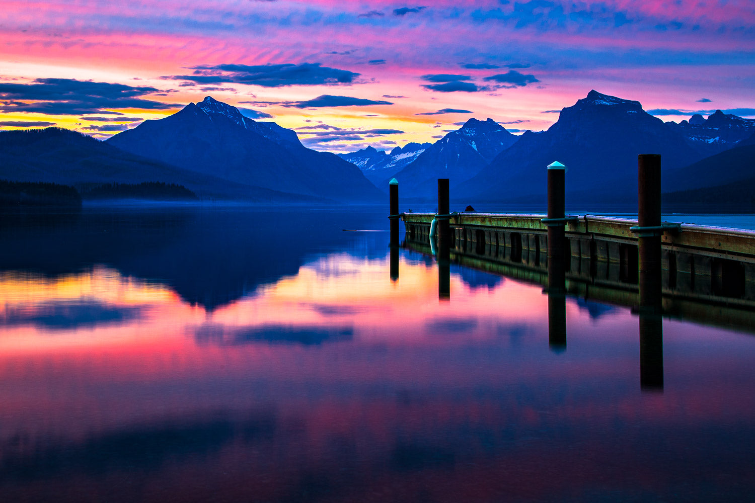 "Sunset Glow" - Glacier National Park, Montana