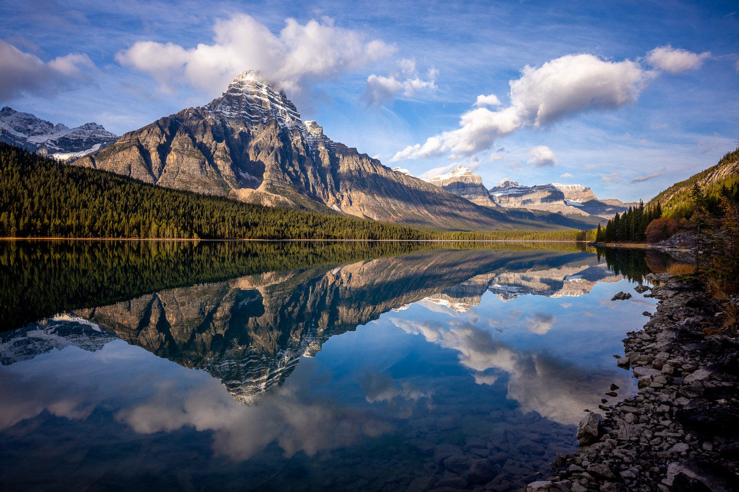 "Waterfowl Surprise" - Waterfowl Lake, Icefields Parkway, Alberta, Canada